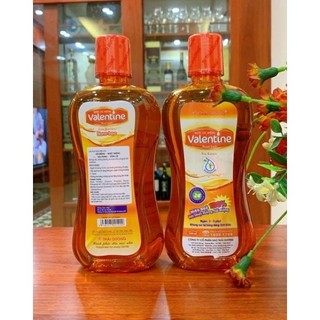 Nước súc miệng VALENTINE - Thái Dương - 500 ml dành cho cả gia đình chống hôi miệng và nhiệt miệng ( hàng công ty )