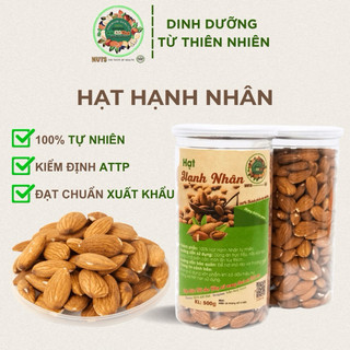 Hạnh Nhân Trần Anh Food - Hạt hạnh nhân rang tách vỏ 500g loại 1 thơm ngon dùng làm bánh nấu sữa , làm ngũ cốc ăn kiêng