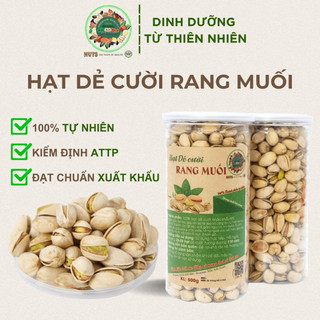 Hạt dẻ cười Trần Anh Food - Hạt dẻ cười rang muối hộp 500g ăn vặt mẹ bầu ăn kiêng giảm cân