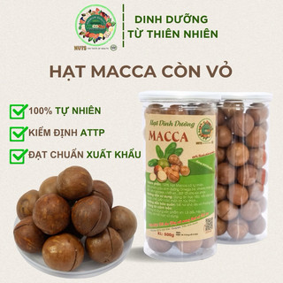 Hạt macca Trần Anh Food - Hạt macca Đắk Lắk sấy nứt vỏ size đại 28-32 500gr thơm ngon