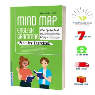 Sách - mind map english grammar practice exercises – bài tập thực hành ngữ pháp tiếng anh bằng sơ đồ tư duy