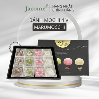 Bánh mochi nhật bản 4 vị marumocchi hộp 12 cái