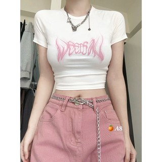 ÁO THUN ÔM DÁNG CROPTOP MÀU TRẮNG A8