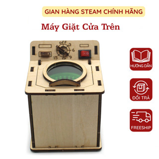 Máy Giặt Cửa Trên - Đồ Chơi Stem - Đồ Chơi Mô Hình - Đồ Chơi Lắp Ráp