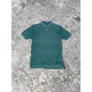 Áo Thun Polo Hiệu Ralph Lauren màu xanh basic logo size M đã qua sử dụng