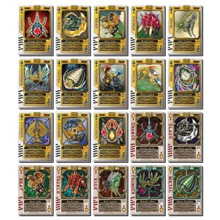 [Độc Quyền Phản Quang 7 Màu] Thẻ Bài Kamen Rider Blade Rouse Card
