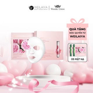 Mặt nạ trắng da hồng vạn cánh Weilaiya ngăn ngừa nám, sạm da chống oxy hóa phù hợp với mọi loại da hộp 10 cái