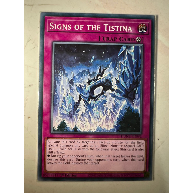 Thẻ bài Signs of the Tistina