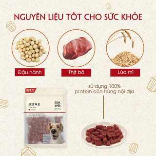 Viên Thịt Bò, Gà & Cá Hồi Bowwow Hàn Quốc cho chó