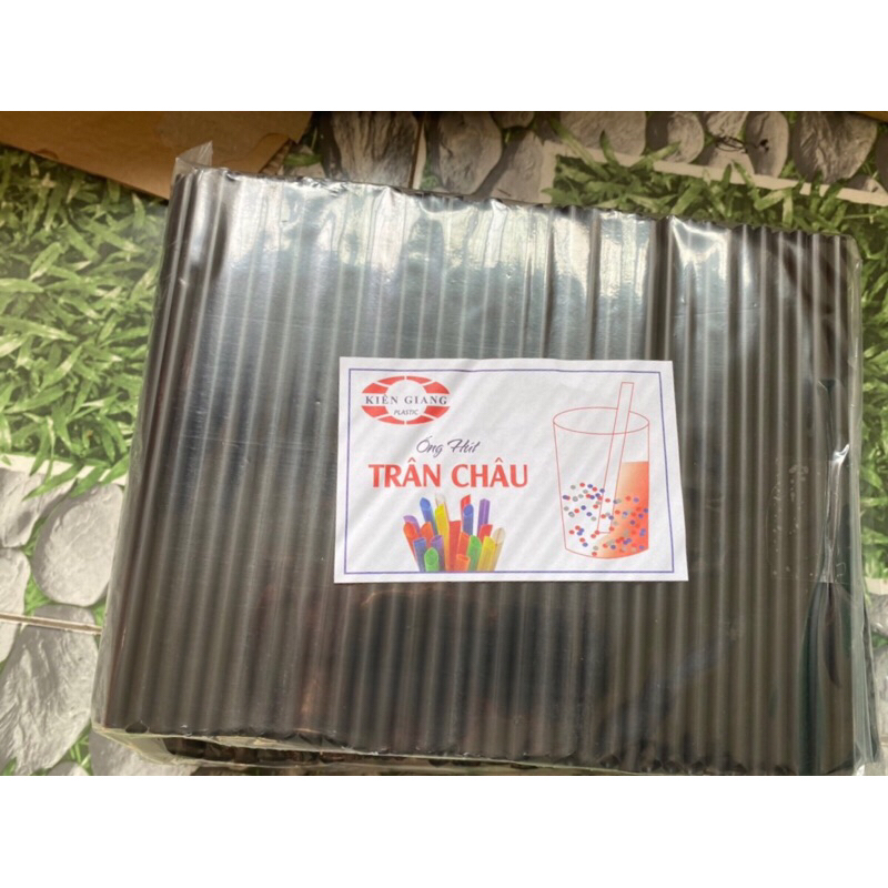 Bịch ống hút trân châu phi 12 ~ 150c ( không bọc BOPP)
