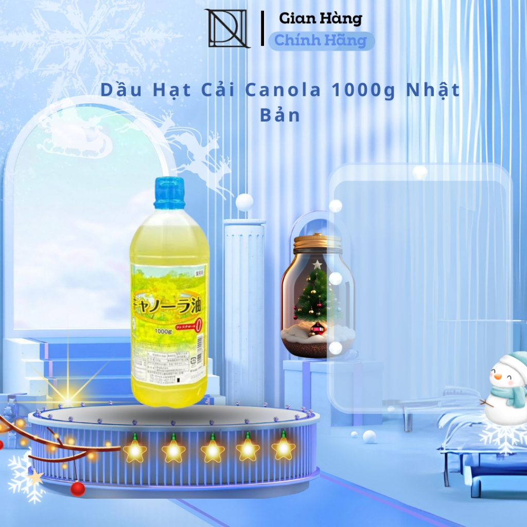 Dầu Hạt Cải Canola 1000g Nhật Bản
