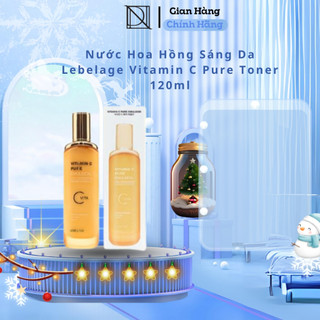 Nước hoa hồng sáng da lebelage vitamin c pure toner 120ml