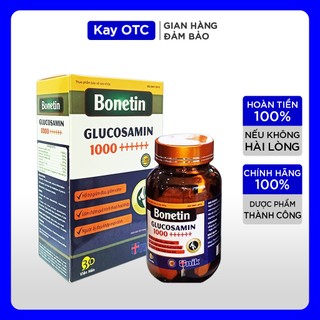 Viên Uống Xương Khớp Bonetin Glucosamin 1000 ++++++ 30v Chính Hãng, Bổ sung Glucosamine Bổ xương khớp Thái hóa khớp
