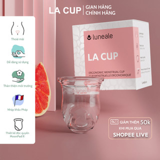 Cốc nguyệt san La Cup Luneale Nhập khẩu từ Pháp chất liệu silicon y tế