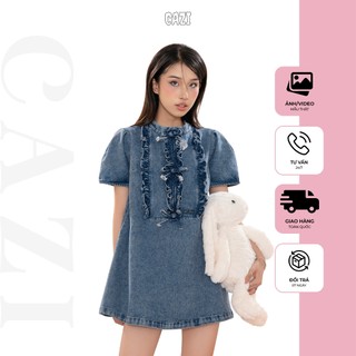 Cazi - Rocky Jeany - Váy xuông cổ tàu bèo ngực