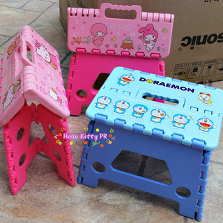 🌸𝐓𝐀̣̆𝐍𝐆 𝐐𝐔𝐀̀🌸 Ghế nhựa xếp Kuromi - Hello Kitty - Melody - Doraemon Doremon