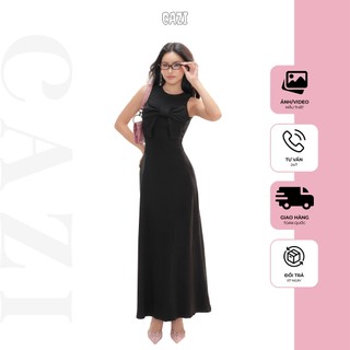 Cazi - Lala Dreamy Dress - Váy sát nách dáng xoè nơ ngực