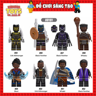 Xếp hình Marvel Avengers Nhân vật Siêu anh hùng Báo Đen Black Panther - Đồ Chơi Lắp Ghép Sáng Tạo - XINH X0191