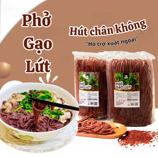 Phở Gạo Lứt Đỏ Giảm Cân Hữu Cơ Thơm Ngon 100% Rau Củ Dành Cho Người Ăn Kiêng Tập Gym Yoga Mẹ Bầu Túi 1kg