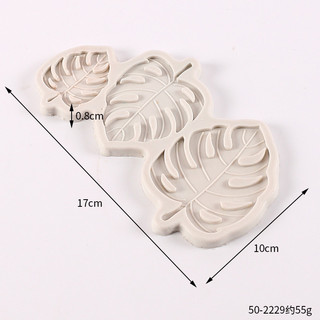 Khuôn silicon 3 lá sake, lá nhiệt đới trang trí bánh