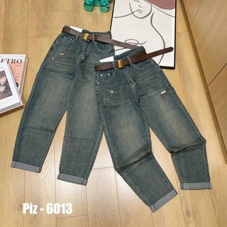 Quần baggy jeans rách nhẹ hàng QCL1