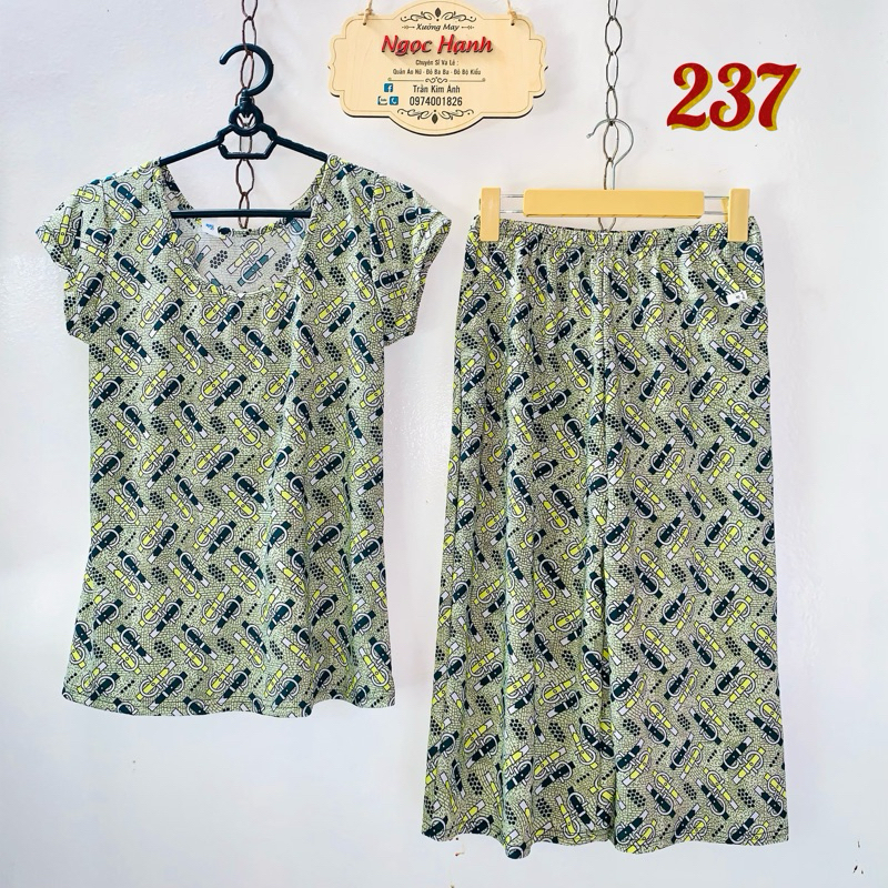 🍀🍀Đồ bộ nữ quần ống suông lững (size: 45kg-68kg)