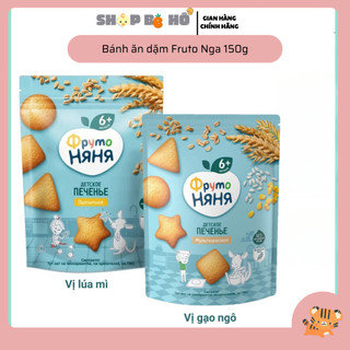 Bánh ăn dặm Fruto Nga gói to150g cho bé từ 6m+ Shopbeho