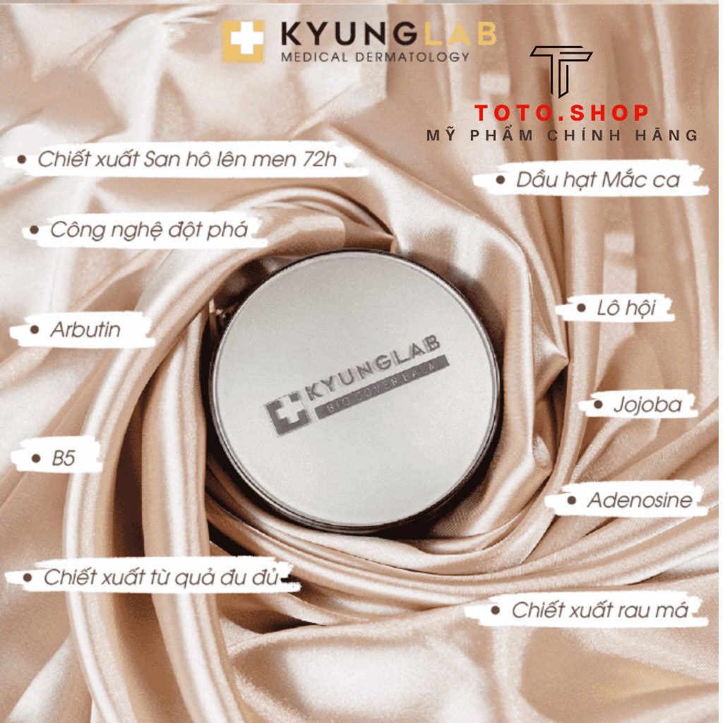 Phấn nước BioCover Balm KyungLab 15G, phấn nước trang điểm, phấn phủ ngừa mụn, nám , laze, treatment