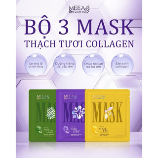 Mặt Nạ Thạch Tươi Collagen Meea Organic