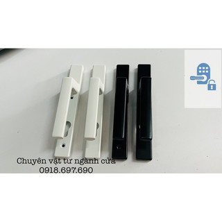 Tay khóa cửa đi Xingfa trắng / đen cao cấp tặng kèm vít bắt