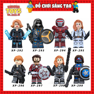 Xếp hình Minifigure Marvel Avengers Siêu anh hùng Black Widow Góa Phụ Đen - Đồ Chơi Lắp Ghép Sáng Tạo - KORUIT KT1038