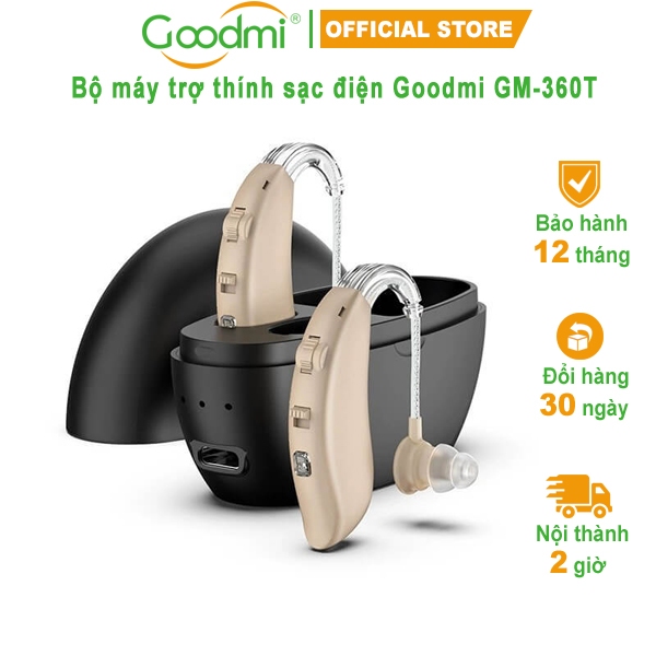 Bộ Máy Trợ Thính 2 Tai Goodmi GM-360T