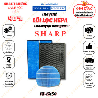 Màng lọc không khí sharp: ki-bx50, ki-dx50,...màng lọc hepa, màng than hoạt tính, màng bù ẩm