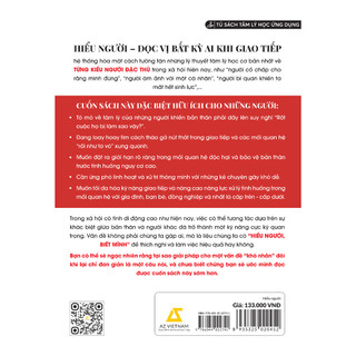 Sách - Hiểu Người (Đọc Vị Bất Kỳ Ai Khi Giao Tiếp)  - AZB