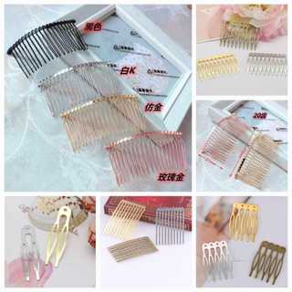 Xược cài tóc 2-5- 8-10-12-20 răng, xược cài tóc nguyên liệu diy, nguyên liệu làm cài tóc