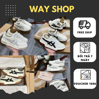 Giày_Asics Xám Đen Nam Nữ,Giày_Thể Thao_Ascis Nam Nữ Phù Hợp Mọi Outfit Full Bill Box