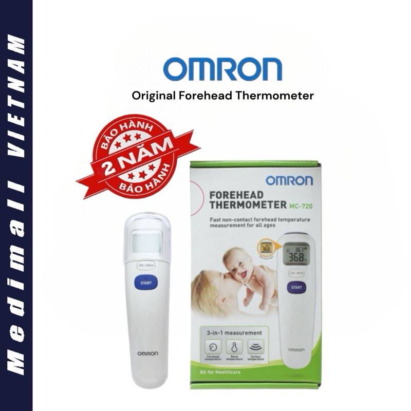 Nhiệt kế đo trán Omron MC-720 chính hãng