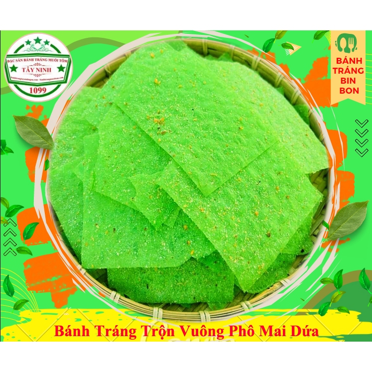 Bánh vuông pho mai lá dứa 500gr