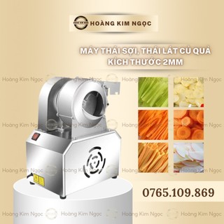 Máy chế biến sợi cà rốt, khoai tây 2mm làm gỏi hoàng kim ngọc