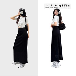 Chân Váy Dài Ôm Body Cạp Cao QIIEN, Chân váy midi dáng suông Chất Thun Hàn Co Dãn, Chân Váy Công Sở Lên Form Xinh CV017