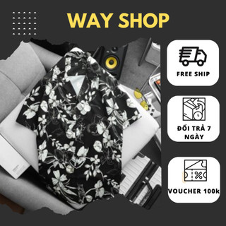 Sơ mi nam Smith WAY SHOP chất liệu lụa mềm mịn, thoáng mát