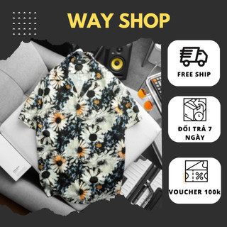Sơ mi nam Tafalo WAY SHOP chất liệu lụa mềm mịn, thoáng mát
