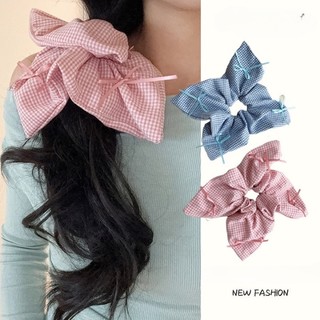 Dây cột tóc scrunchies vuông kiểu mới nhiều loại dễ thương TÍM STORE phụ kiện buộc tóc mới
