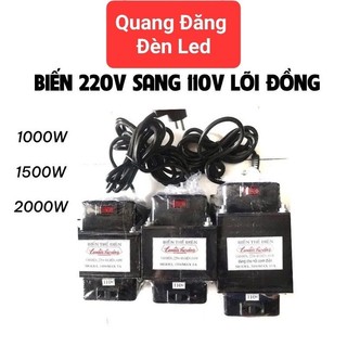 Bộ chuyển đổi nguồn 220v sang 110v 1000w 1500w 2000w bộ chuyển nguồn 220v ra 110v lõi đồng