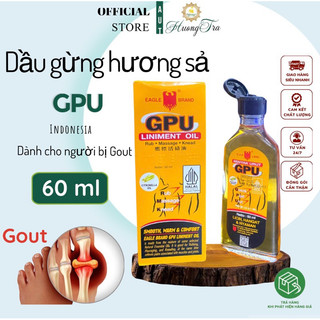 Dầu xoa bóp đau nhức vai gáy minyak urut gpu hiệu con ó 60ml
