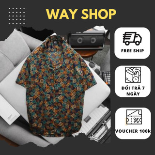 Sơ Mi Cuban Lụa Ruby Way Shop Chất liệu lụa mềm mịn, thoáng mát. Form fit người đứng dáng cực đẹp
