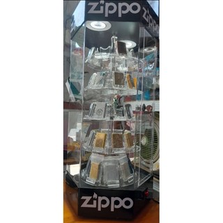 Tủ trưng bày Zippo size lớn, Đèn Led, Xoay 360 độ rất đẹp và sang trọng