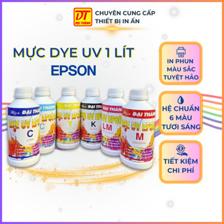 Mực nước Dye UV Epson chai 1 lít - chuyên dùng cho máy in phun