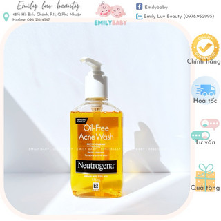 Sữa rửa mặt Neutrogena Oil Free Acne Wash 175ml