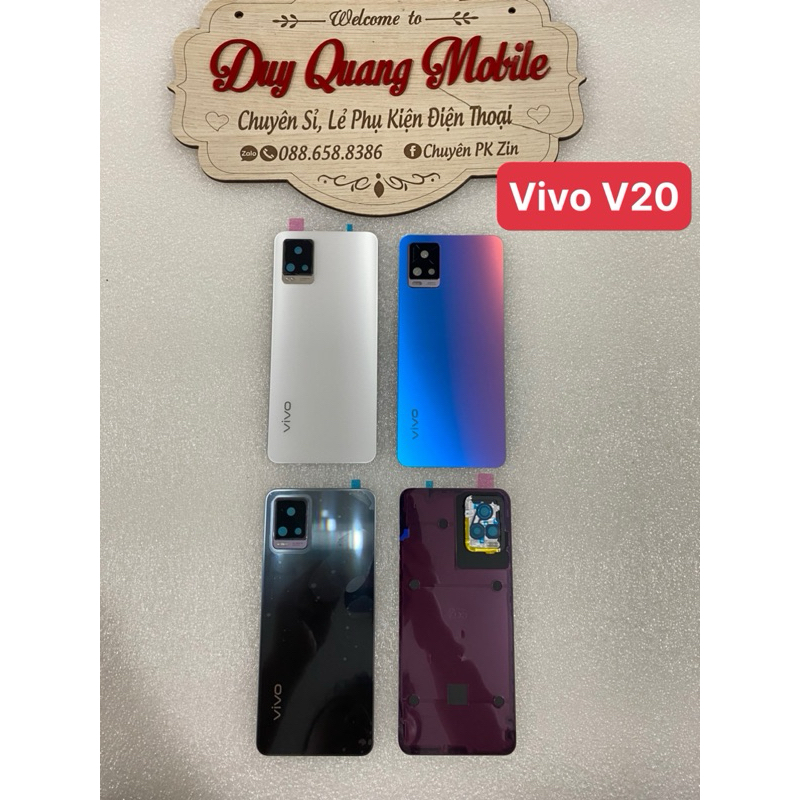 Lưng Vivo V20 ( kèm kính cam )